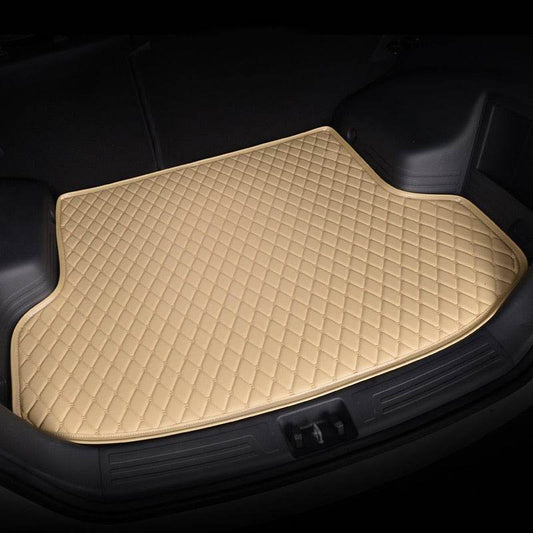Custom car trunk mats Beige