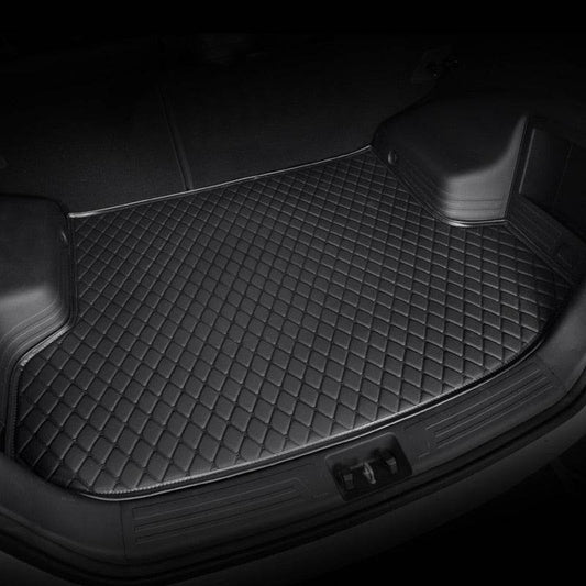 Custom car trunk mats Black